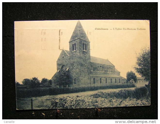 C-10/ Châtelineau - L'Église Ste-Marie Au Corbeau / Circulé En 1933 - Chatelet