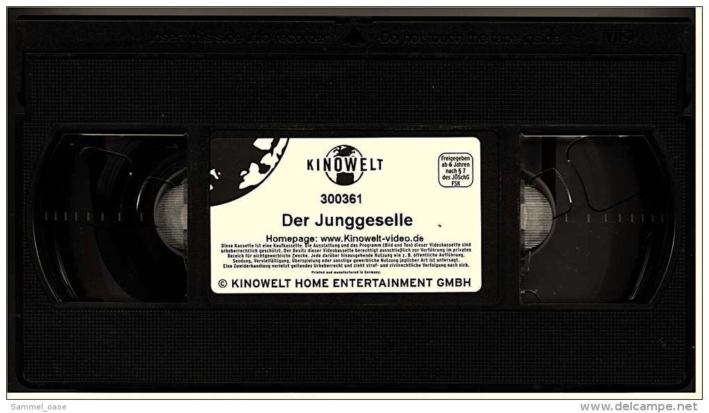 VHS Video Romantik  -  Der Junggeselle  -  Er Braucht Die Frau Fürs Leben - Noch Heute  -  Von 1999 - Lovestorys