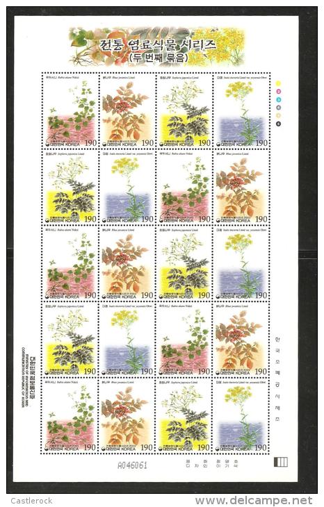 O) 2003 KOREA, PLANTS, BLOCK MNH.- - Korea (...-1945)