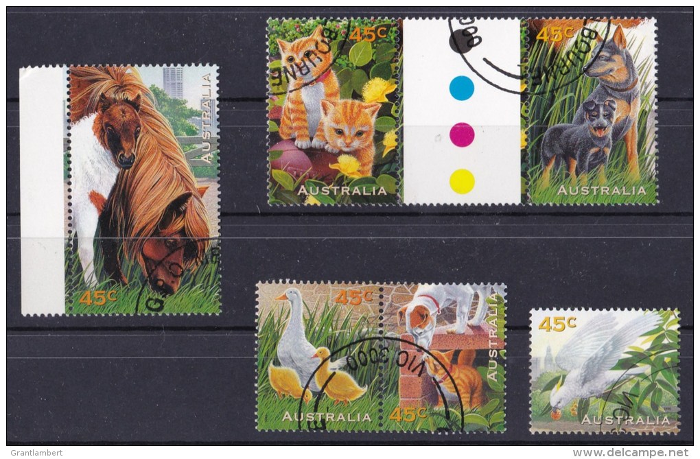 Australia 1996 Pets Set Of 6 CTO - Used Stamps