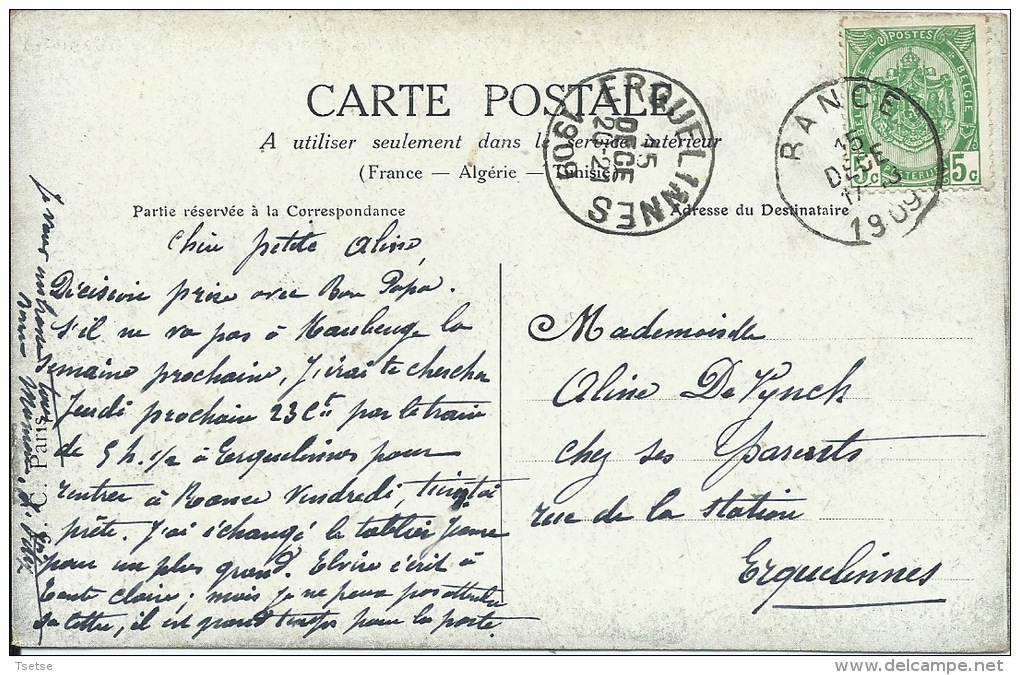 Aérostation Militaire Dirigeable Militaire Allemand " Le Parseval "  - 1909 ( Voir Verso ) - Dirigeables