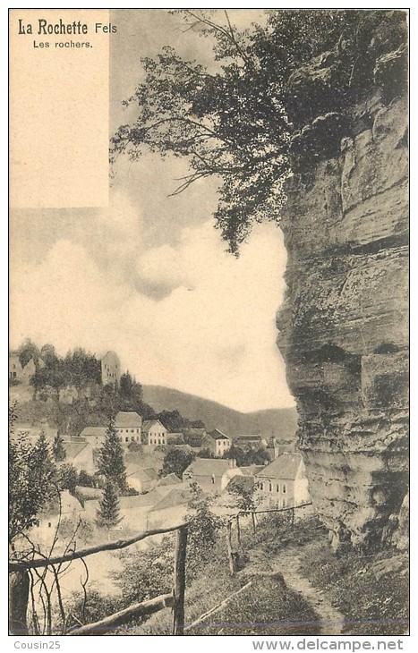 LUXEMBOURG - LA ROCHETTE - Les Rochers - Fels