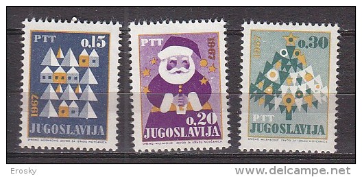 PGL AA0572 - YUGOSLAVIE Yv N°1088/90 ** - Nuevos