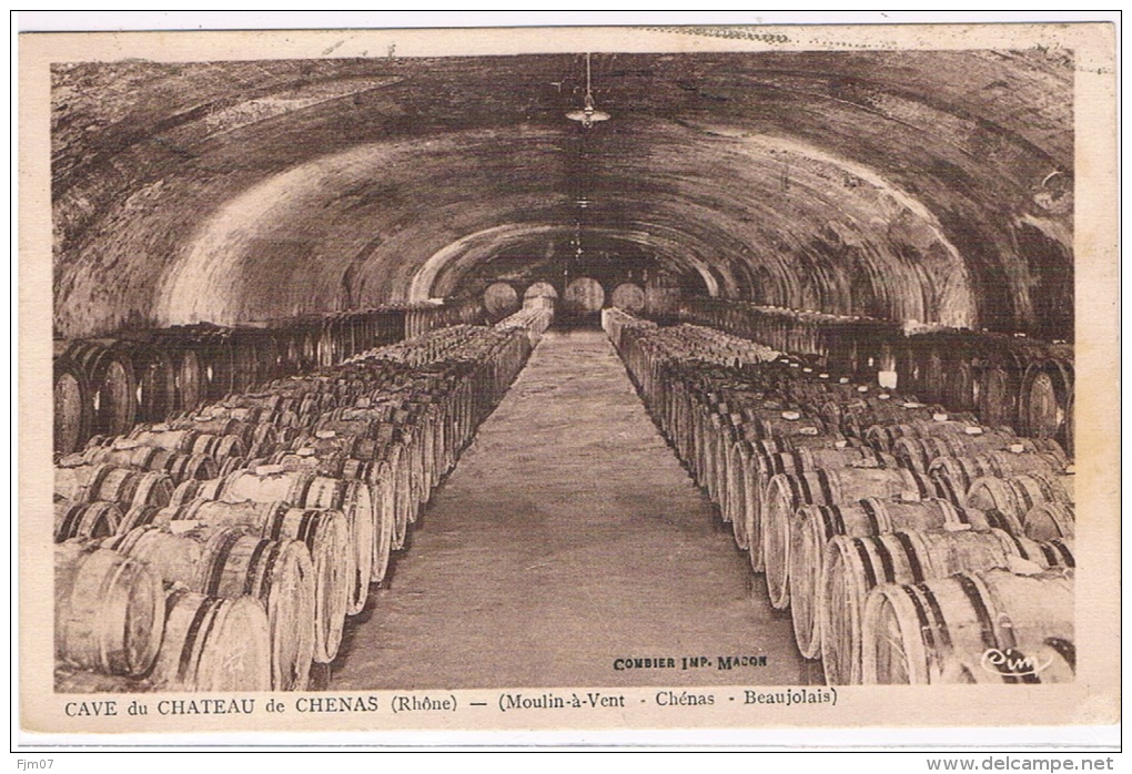 69 - CHENAS - Cave Du Chateau - ( Moulin à Vent - Chénas - Beaujolais) - Chenas