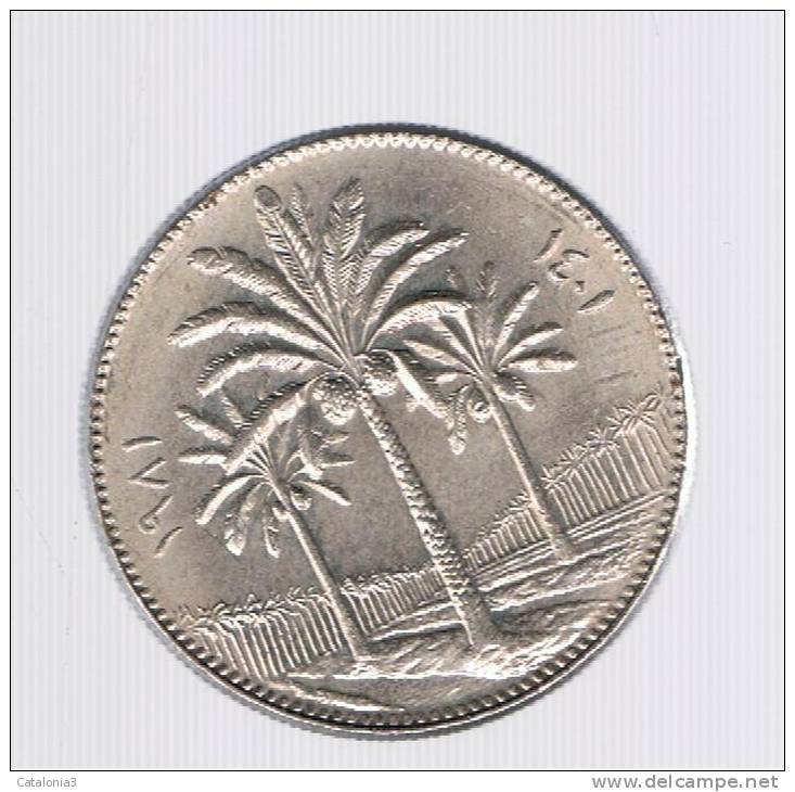 IRAQ - IRAK  -  50 Fils 1981    KM128  - Palmeras - Iraq