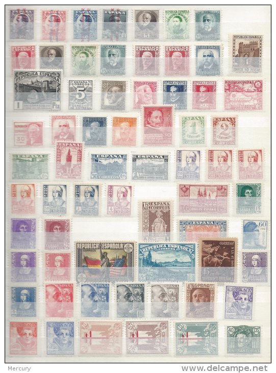 ESPAGNE - Bon Lot De Timbres Neufs Depuis 1931 - 8 Scans - Neufs