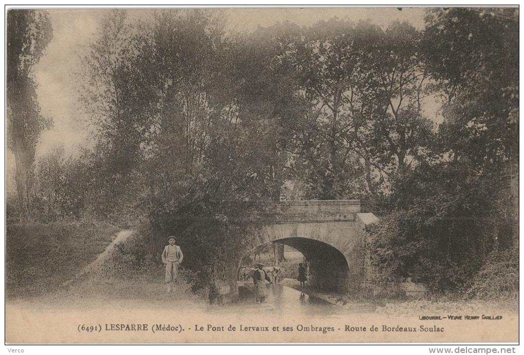 Carte Postale Ancienne De LESPARRE - Lesparre Medoc