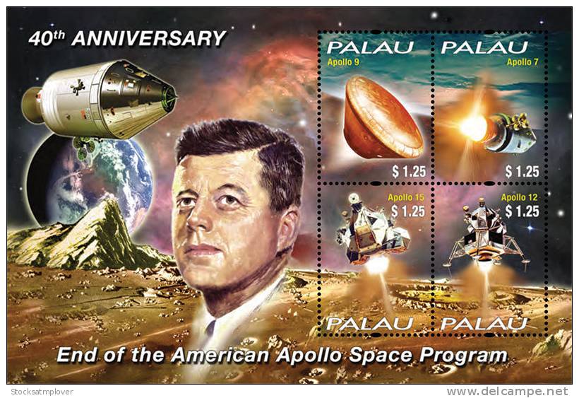 Palau-SPACE ANNIVERSARIES SHEETLET I I - Other & Unclassified