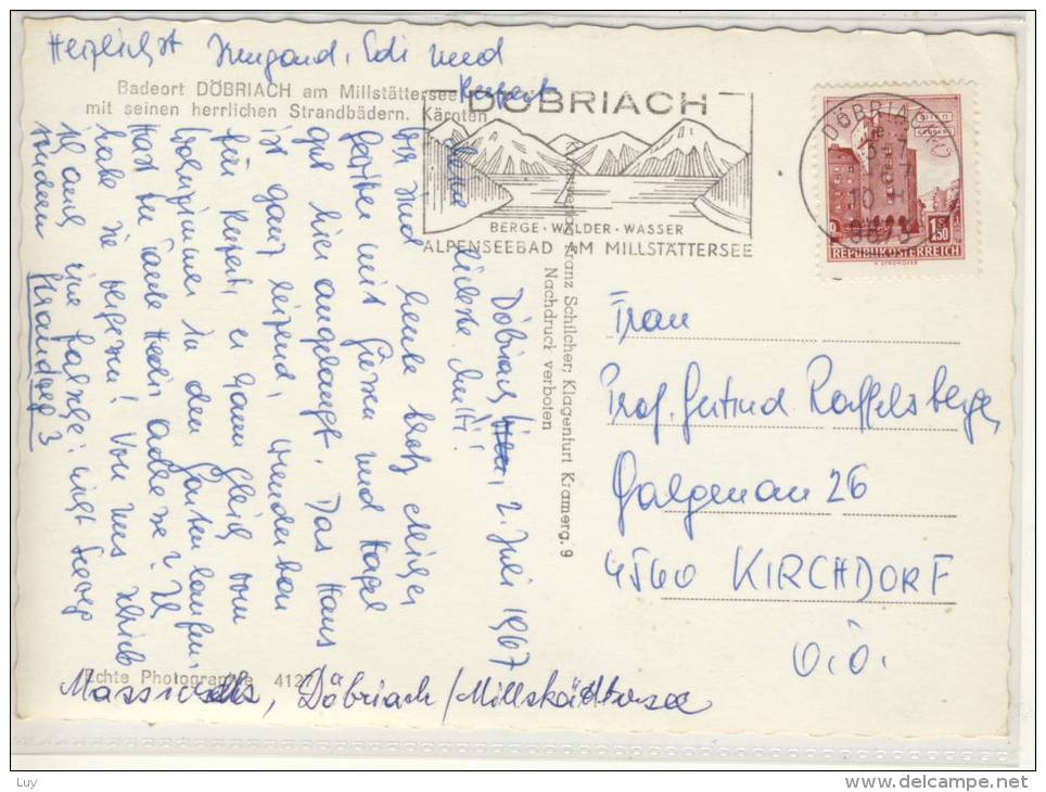 DÖBRIACH Am Millstättersee     1967, Verlag Schilcher, Nr. 4127 - Other & Unclassified