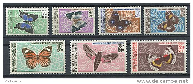 117 NOUVELLE CALEDONIE 1967 - Papillonrs - Neuf Sans Charniere (Yvert 341/44) - Neufs