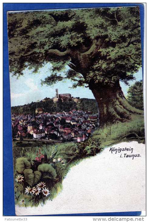 ALLEMAGNE KONIGSTEIN I TAUNUS CARTE PHOTO COULEUR - Koenigstein