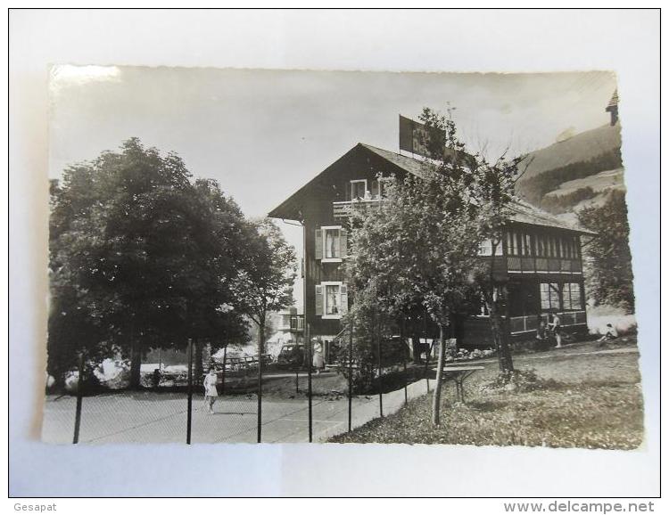 MORZINE LE PETIT DRU  HOTEL VUE TENNIS PROPRIETAIRE  BAUD    ECRITE 1961 - Morzine