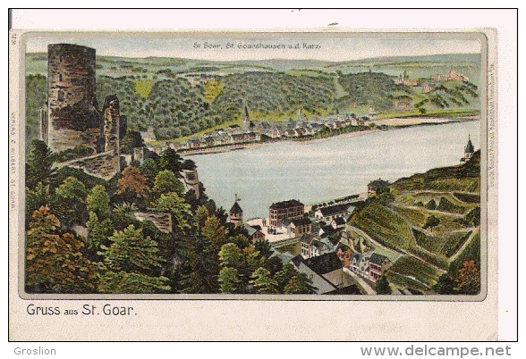 GRUSS AUS ST GOAR 7951    ST GOAR ST GOARSCHAUSEN U D KATZ - St. Goar