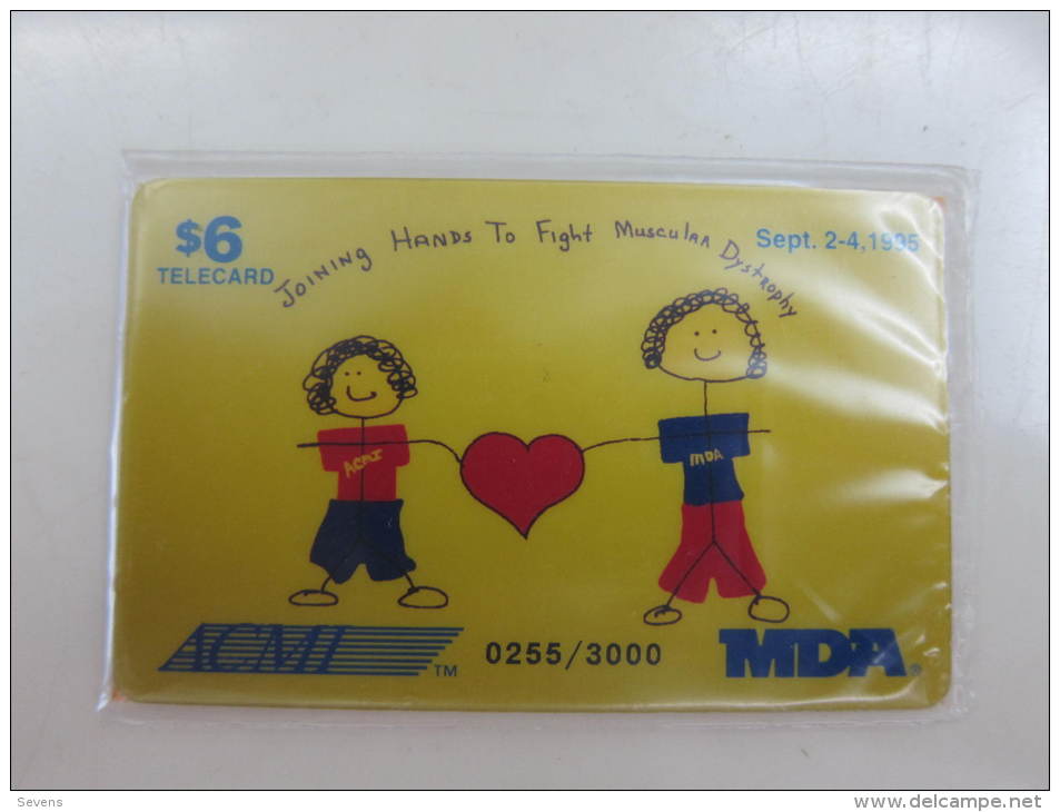 ACMI Prepaid Phonecard,fight MDA,mint In Blister - Autres & Non Classés