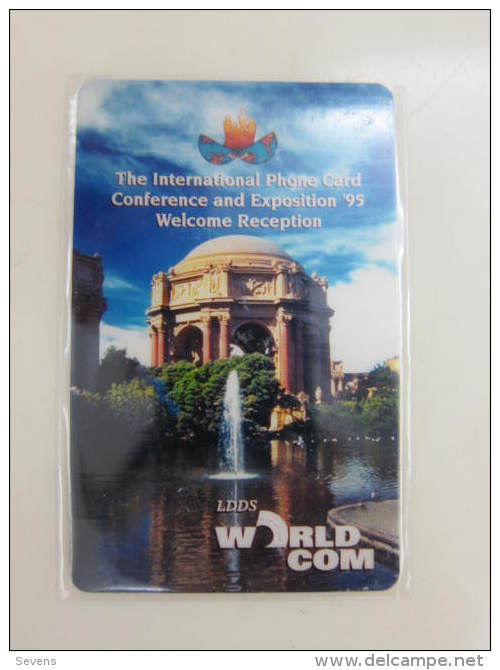 World Com Prepaid Phonecard,The International Phonecard Exposition'95,mint - Sonstige & Ohne Zuordnung