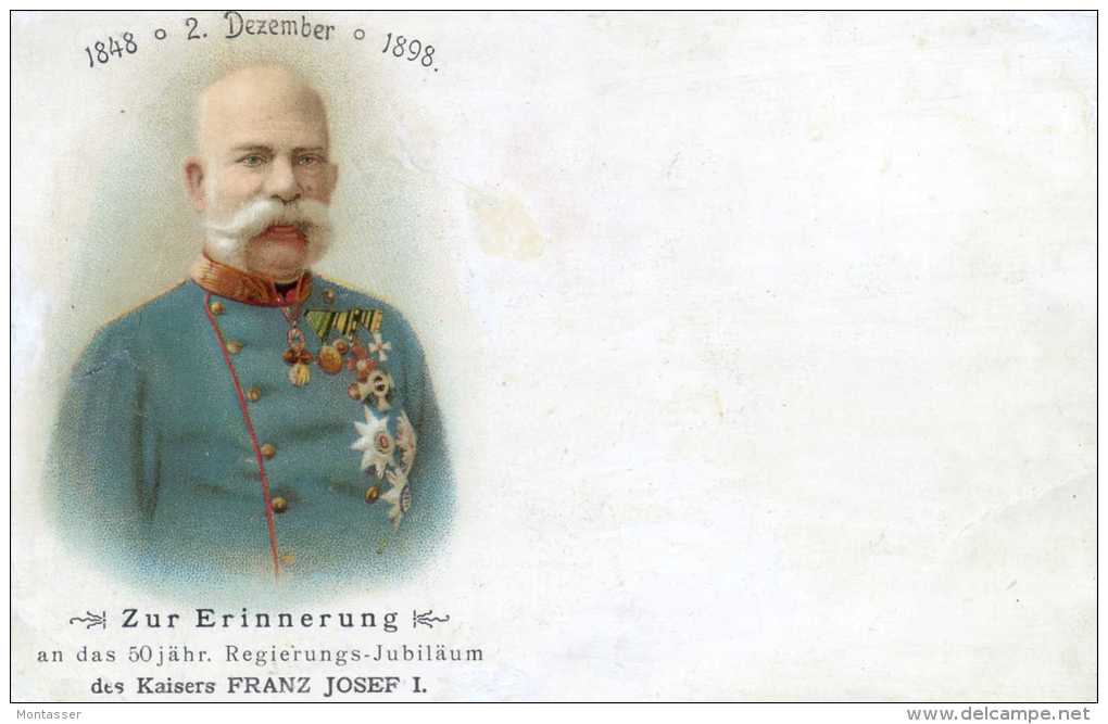 AUSTRIA. Kaiser FRANZ JOSEPH 2 Dezember 1898. No Posted. - Case Reali