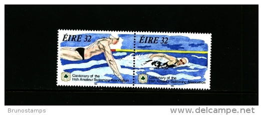 IRELAND/EIRE - 1993  IRISH AMATEUR SWIMMING ASSOCIATION  PAIR  MINT NH - Unused Stamps