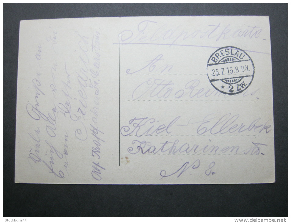 KOHLFURT, Bahnhof,    Schöne Karte   Um 1915  Mit  Stempel - Neumark