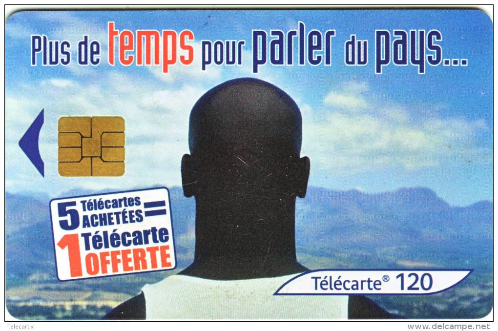 Télécarte  F1148A 970 PLUS DE TEMPS POUR PARLER DU PAYS 120 Unités Vide état TB   COTATION 5€ Bien Lire Descriptif ! - 2001
