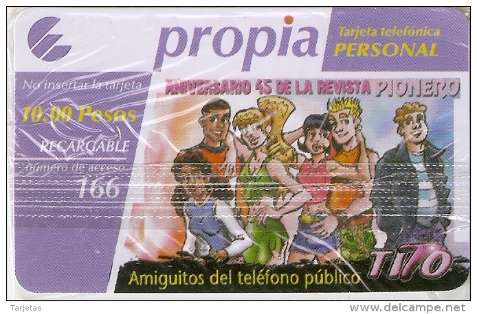 PR-045/b TARJETA DE CUBA DE PROPIA DEL ANIV. REVISTA PIONERO 22/04/2008 (NUEVA-MINT) - Kuba