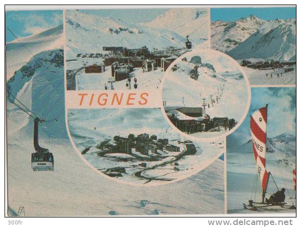 France CP  Albertville,Savoie (73) Tignes Le Lac. Obliteration Flier  1984 Liberte Gandon 2.0 - Albertville