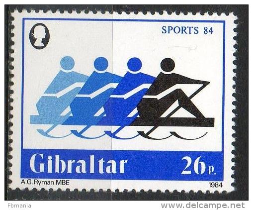 Gibilterra Gibraltar 1984 - Canottaggio, Rowing MNH ** - Gibraltar