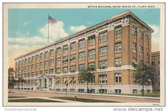 Michigan Flint Office Building Buick Motor 1938 - Flint