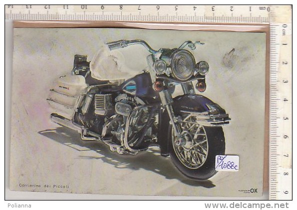 PO1088C# FIGURINA A RILIEVO OMAGGIO CORRIERINO DEI PICCOLI - MOTO GUZZI ? - Motor Bikes