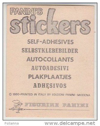 PO1089C# ADESIVO STICKERS PANINI 1980 - FIGURINE - AVIAZIONE - PARACADUTISTI - Fliegerei