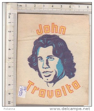 PO1095C# ADESIVO STICKERS PANINI 1980 - FIGURINE - CINEMA - ATTORI - JOHN TRAVOLTA - Altri & Non Classificati