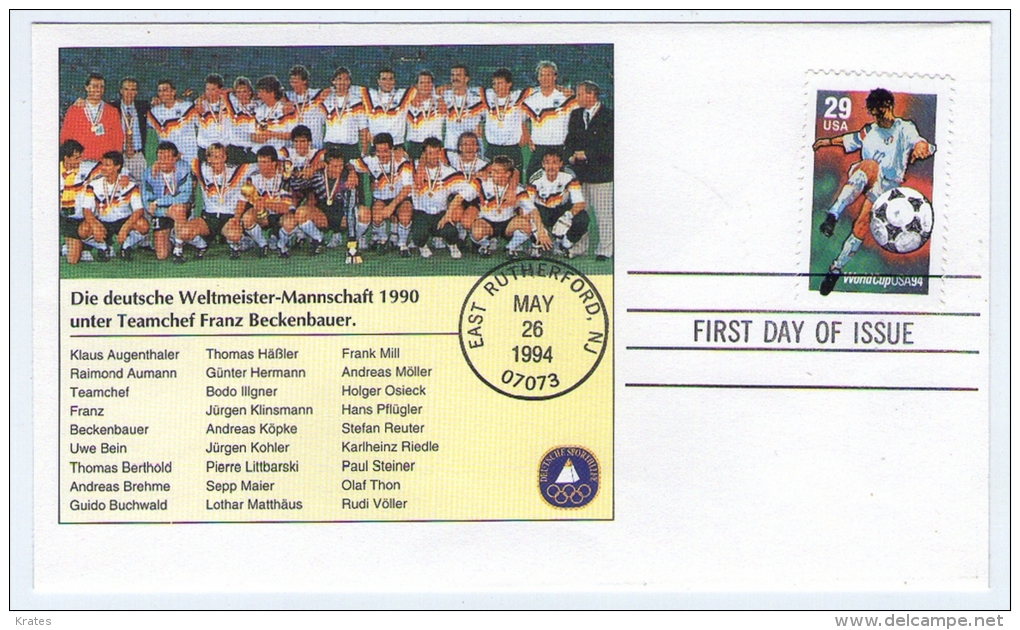 Old Letter - USA, 1994 FIFA World Cup - 1994 – Estados Unidos