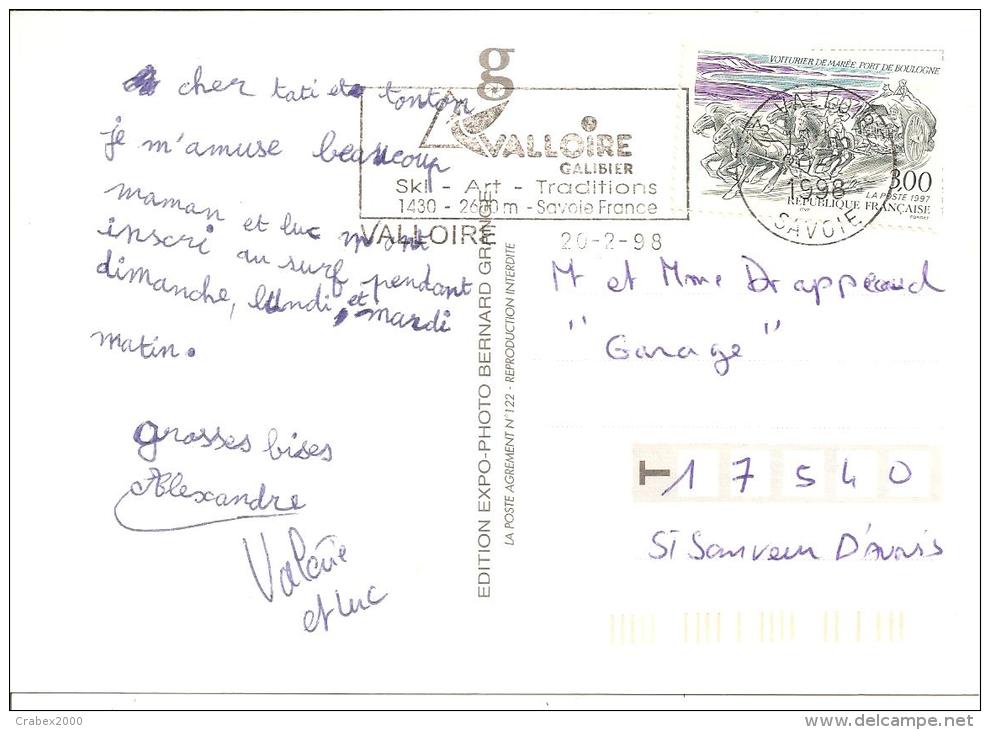 N°Y&T 3106 VALLOIRE Vers   ST SAUVEUR D´AUNIS Le   20 FEVRIER1998 - Storia Postale