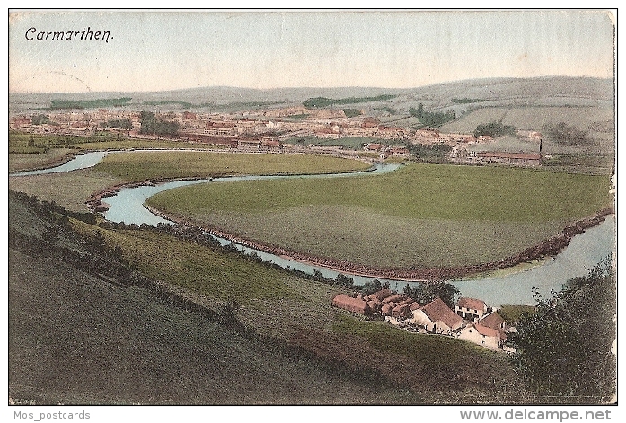 Wales Postcard - Carmarthen    BR396 - Carmarthenshire