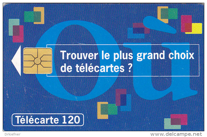 Telefonkarte  B44049091 - 04/94 - 2 000 000 Ex., 120 Unités, France Télécom, Graphik Und "Où" - Malerei