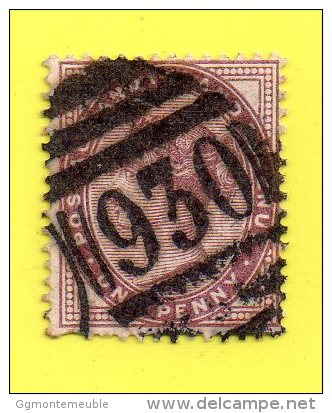 ,, G.B. ,, ** ONE PENNY **  CACHET N° 930 ,, REINE VICTORIA ,, 1881 ,,  TTBE - Gebraucht