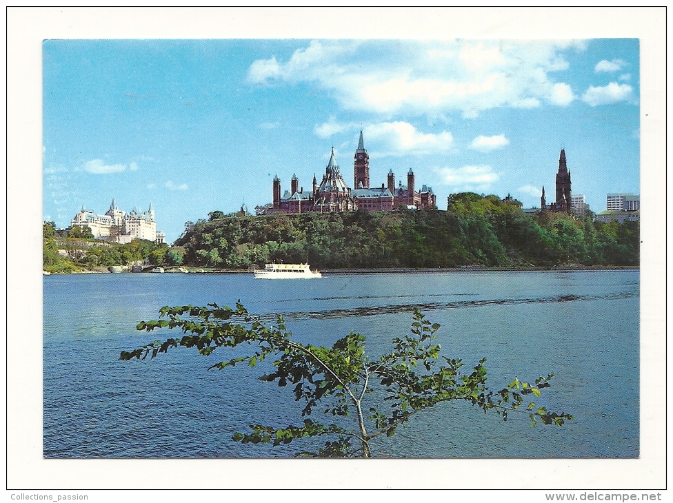 Cp, Canada, Ontario, Les Edifices Du Parlement Canadien, écrite - Ottawa