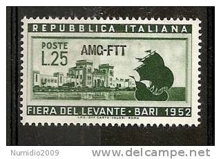 1952 TRIESTE A FIERA DI BARI MNH ** - VR6706 - Neufs