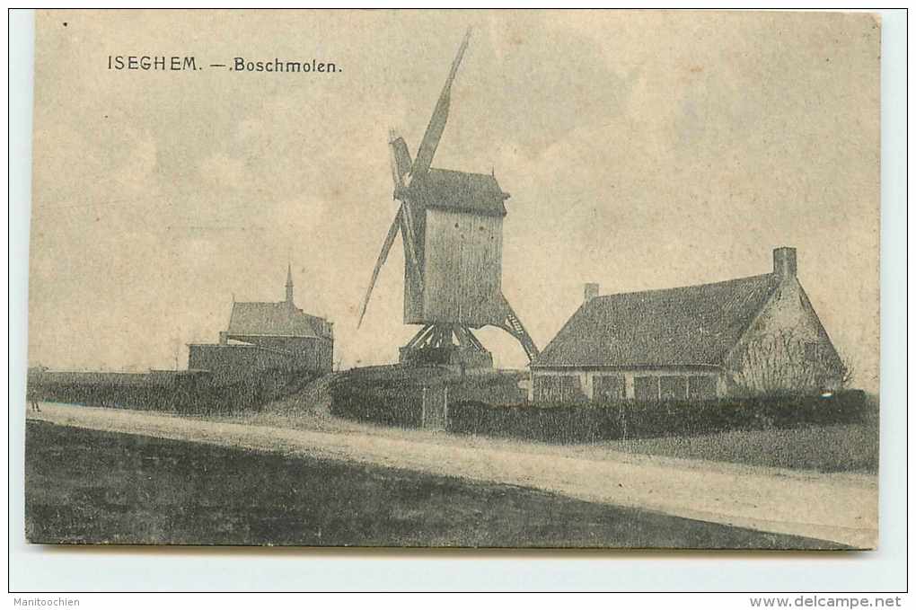 BELGIQUE ISEGHEM BOSCHMOLEN MOULIN - Izegem