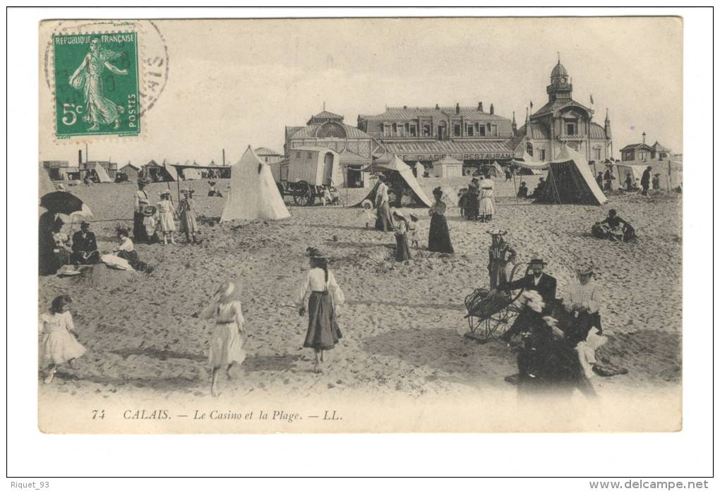 74 - CALAIS - Le Casino Et La Plage - LL - Calais