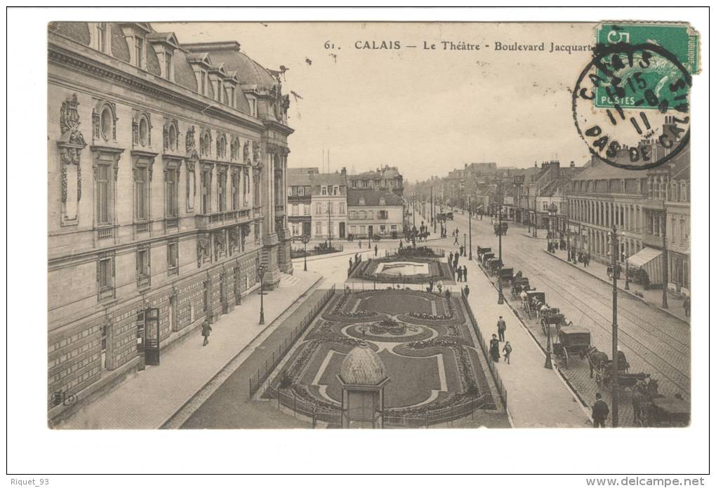 61 - CALAIS - Le Théâtre - Boulevard Jacquart - Calais