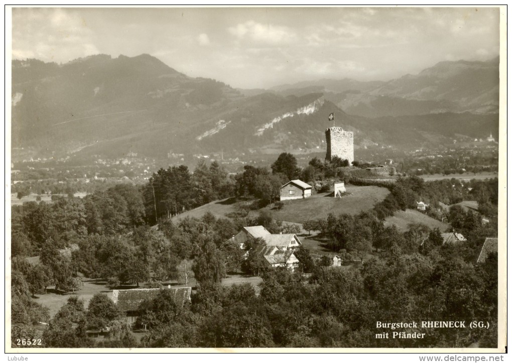 Rheineck - Burgstock Mit Pfänder             Ca. 1950 - Rheineck