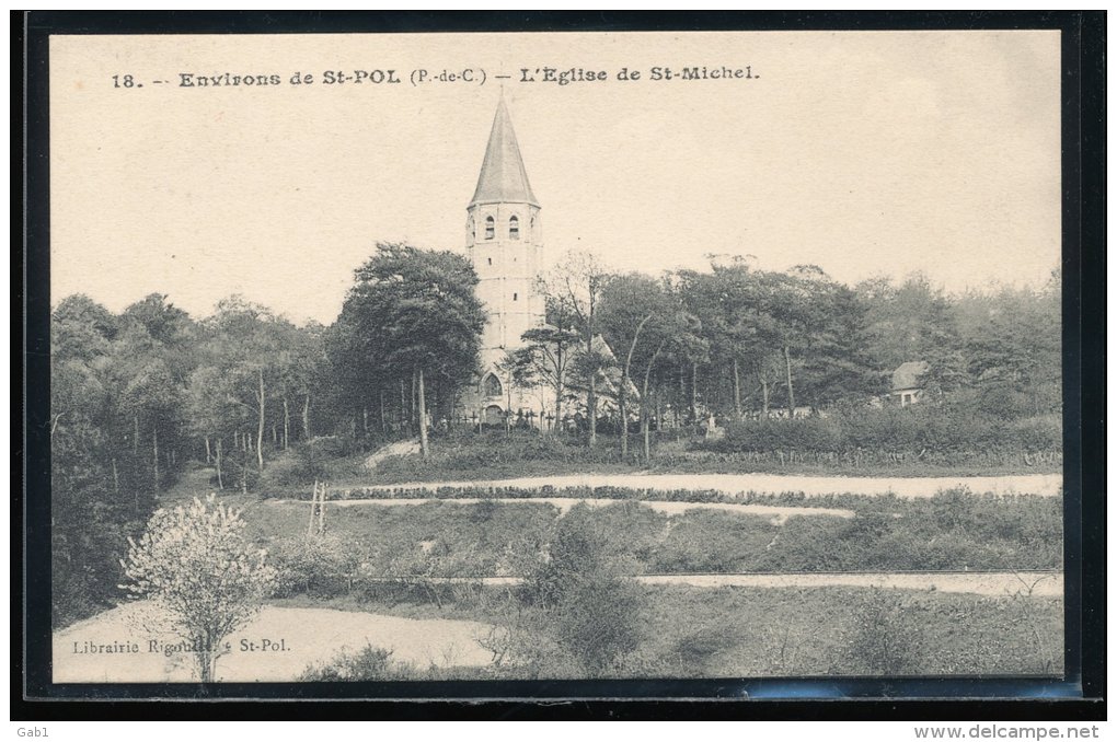 62 -- Environs De St - Pol  --- L'Eglise De St - Michel - Saint Pol Sur Ternoise