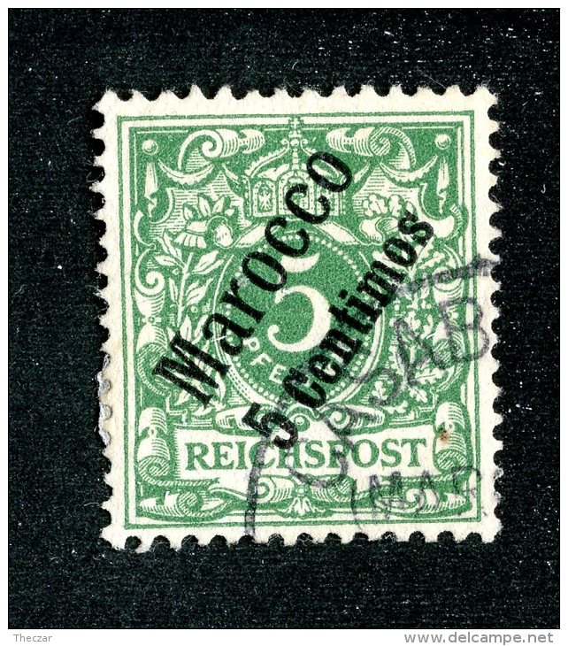 (1777)  Morocco 1899  Mi.2  (o)   Catalogue  € 3.20 - Maroc (bureaux)