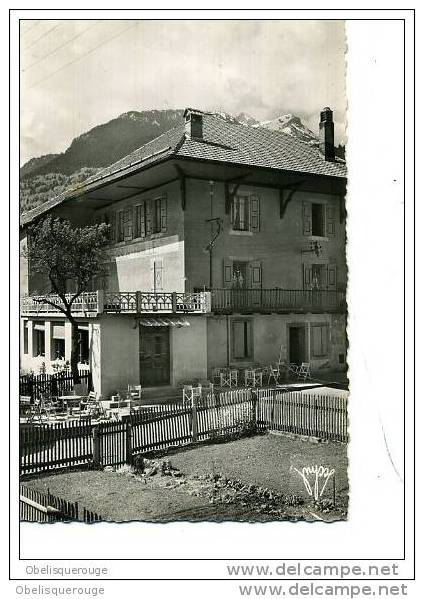 74 SEYTHENEX HOTEL MORARDET BRIANDON POSTEE DE FAVERGES N ° 46 EN 1955 - Faverges