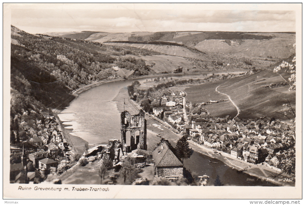 Ruine Grevenburg M. Traben-Trarbach, 1948 - Traben-Trarbach