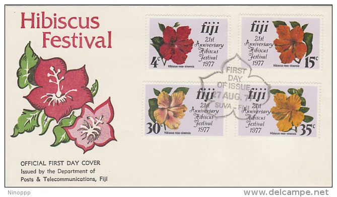 Fiji 1977 Hibiscus Festival FDC - Fiji (1970-...)