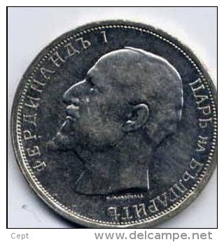 Ferdinand - 1 Lv- Bulgaria 1913 Year - Silver Coin - Bulgarien