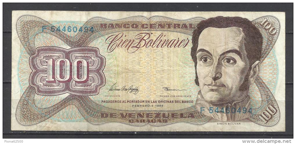 VENEZUELA .  BILLET DE 100 BOLIVARES   . - Venezuela