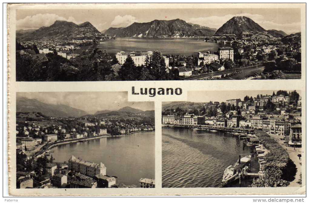 731 - Postal Lugano 1948 Suiza - Covers & Documents