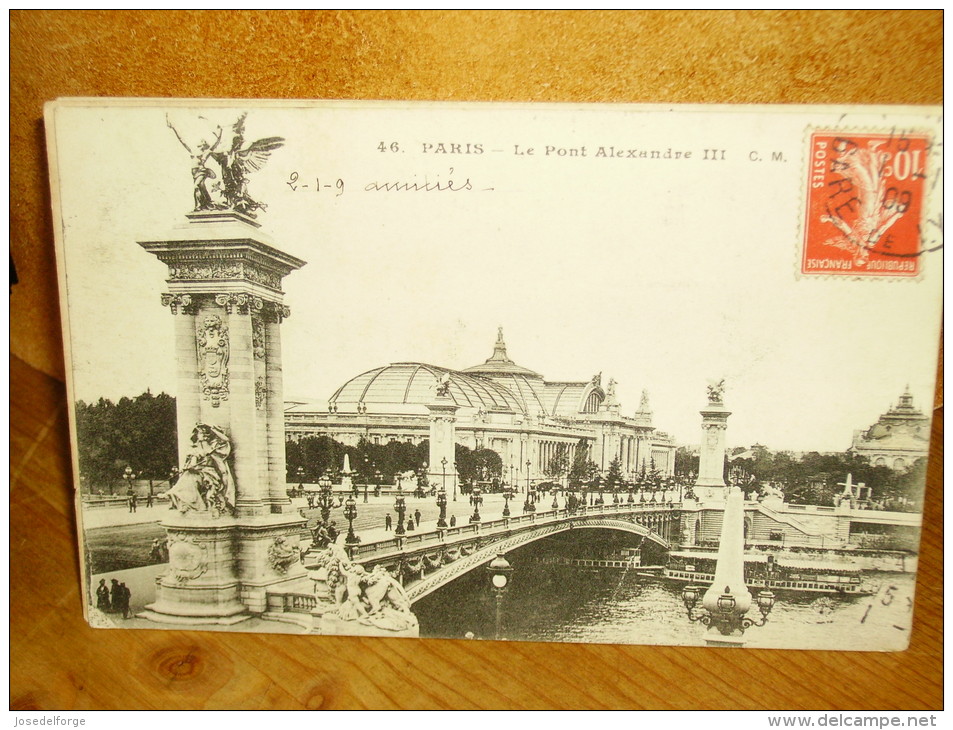 CPA PARIS LE PONT ALEXANDRE III (2) - Ponts